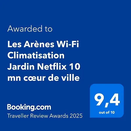 Les Arenes Wi-fi Climatisation Jardin Netflix 10 Mn Coeur De Béziers